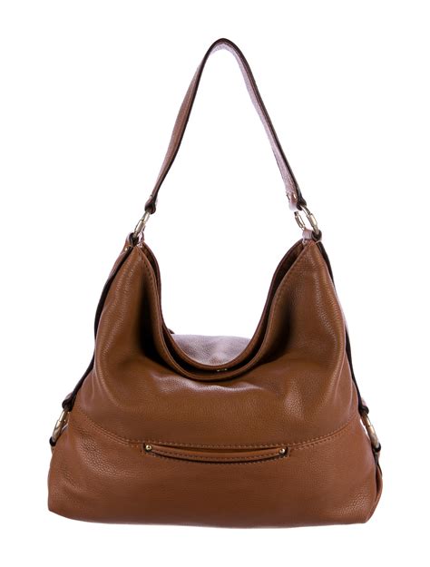 hobo michael kors small used leather handbags|clearance michael kors hobo bags.